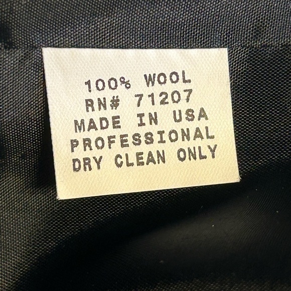 J’ENVIE NEW YORK 100% HERRINGBONE WOOL 3/4 SLV BLACK WHITE LINED BLAZER, SIZE 10 - Picture 8 of 11